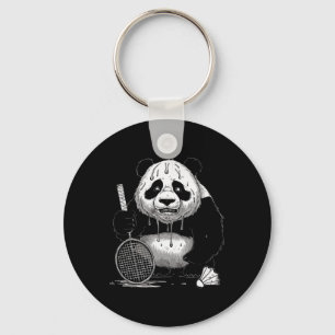 Panda Animals Badminton Shuttles Keychain