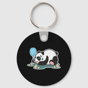 Panda Animals Badminton Shuttles Keychain
