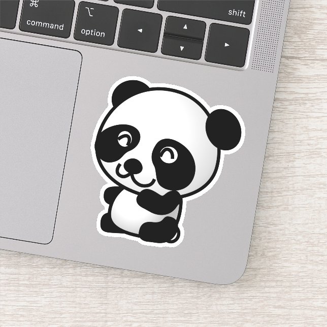 panda animals bear . sticker (Detail)