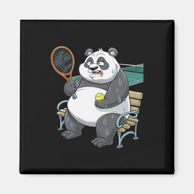 Panda Animals Dminton Shuttles  Magnet (Front)