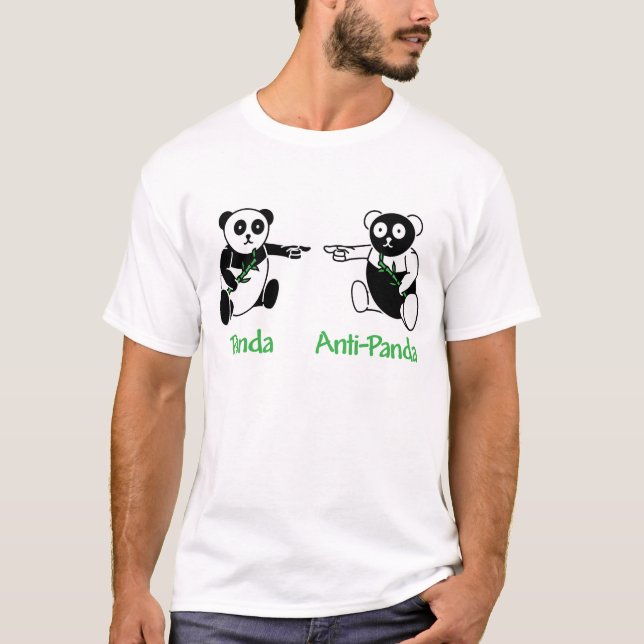 Panda Anti-Panda T-Shirt (Front)