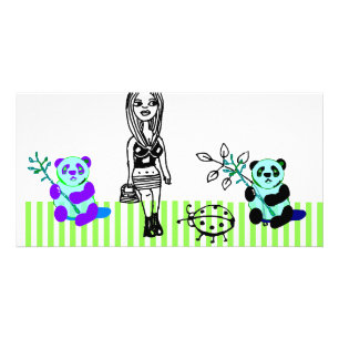 Panda Art Photocard Card