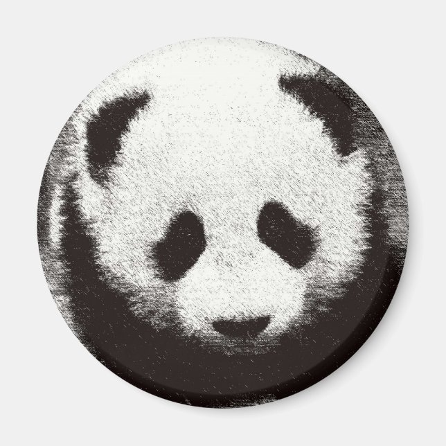 Panda Artwork Magnet (Front)