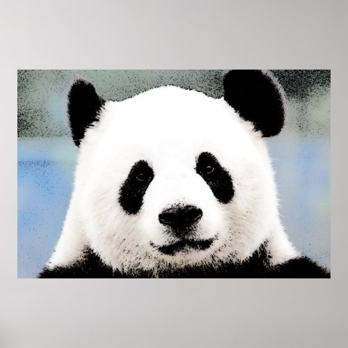 Panda Artwork Poster