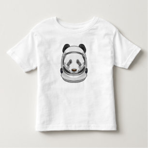Panda as Astronaut with Helmet Toddler T-shirt