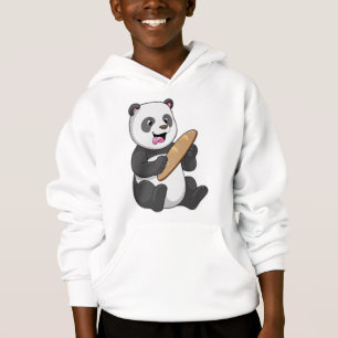 Panda as Baker with Bread Hoodie