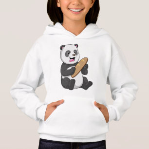 Panda as Baker with Bread Hoodie