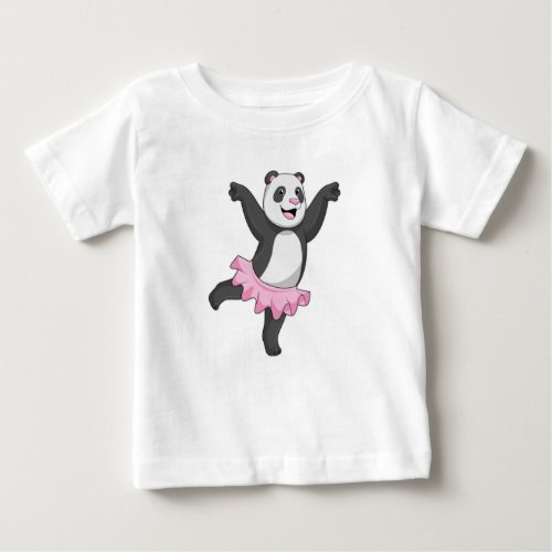 Panda as Ballerina at Ballet Baby T_Shirt