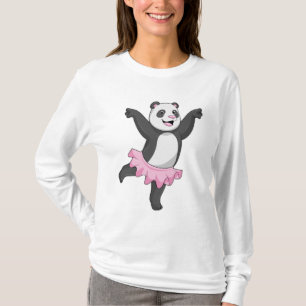 Panda as Ballerina at Ballet T-Shirt