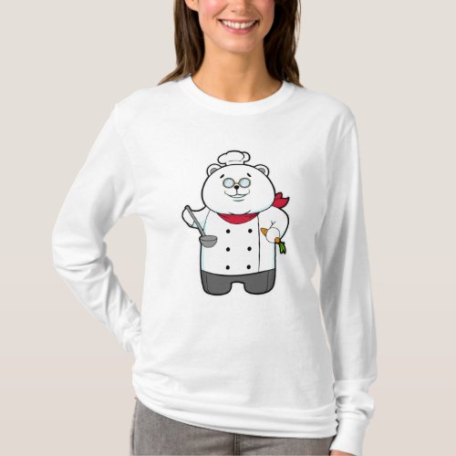 Panda as Cook with Soup ladle  Carrot T_Shirt