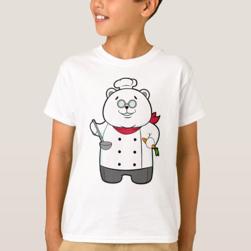 Panda as Cook with Soup ladle  Carrot T_Shirt