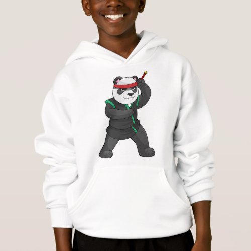 Panda as Ninja in Costume Hoodie