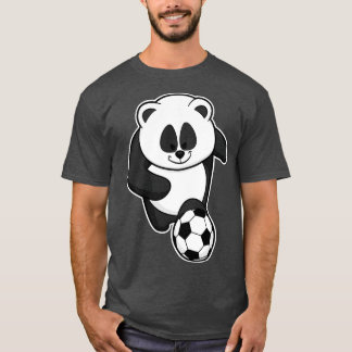 Panda as player at Soccer T-Shirt