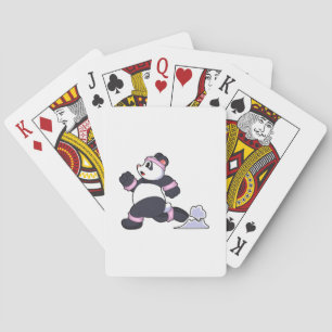 Panda as Runner at Running Poker Cards