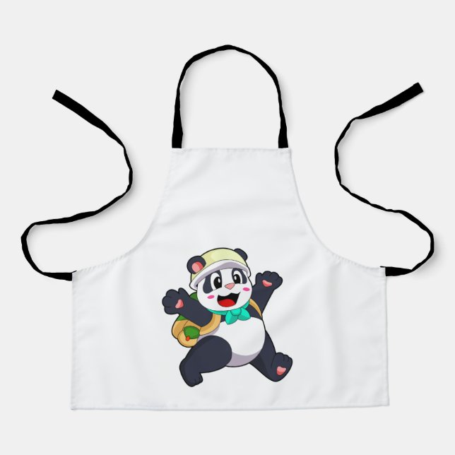 Panda as Student Apron (Front)