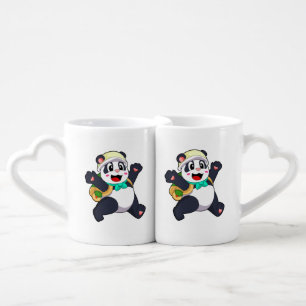 Panda as Student Coffee Mug Set