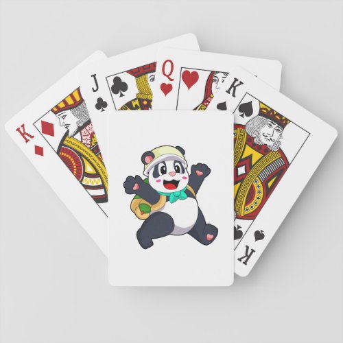 Panda as Student Poker Cards