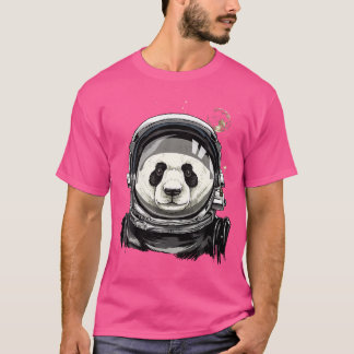 Panda Astronaut Space Exploration Astronomy Lover T-Shirt