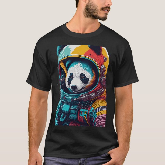 Panda Astronaut T-Shirt (Front)