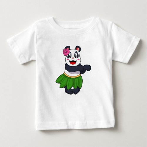 Panda at Ballet Dance Baby T_Shirt