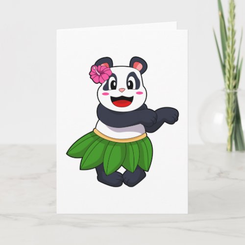 Panda at Ballet Dance Card