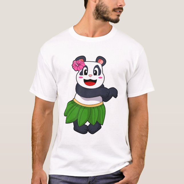 Panda at Ballet Dance T-Shirt (Front)