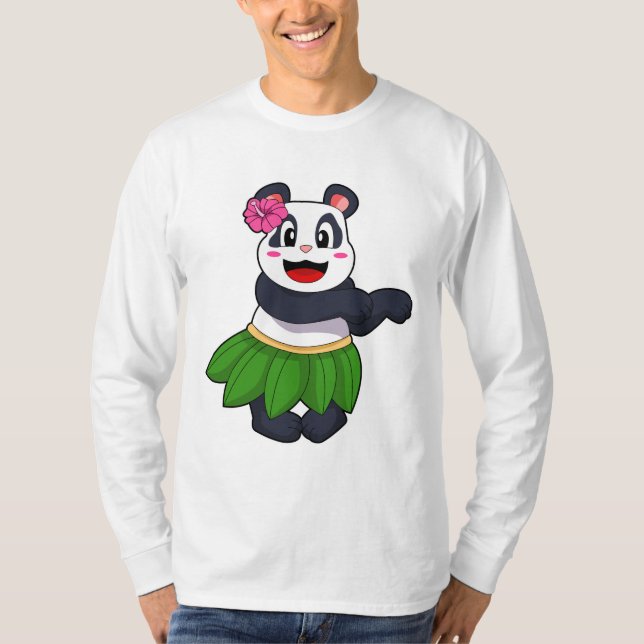 Panda at Ballet Dance T-Shirt (Front)