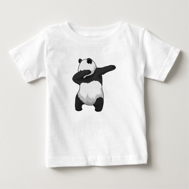 Panda at Hip Hop Dance Dab Baby T-Shirt (Front)