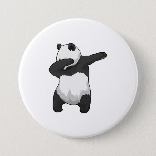 Panda at Hip Hop Dance Dab Button