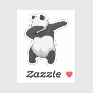 Panda at Hip Hop Dance Dab Sticker