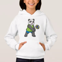 Panda at Sports with Volleyball