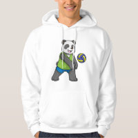 Panda at Sports with Volleyball