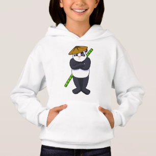 Panda at Stick fight Martial arts.PNG Hoodie