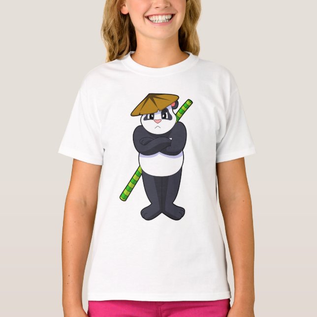 Panda at Stick fight Martial arts.PNG T-Shirt (Front)