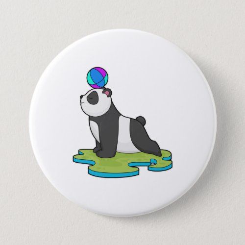 Panda at Yoga Fitness Button
