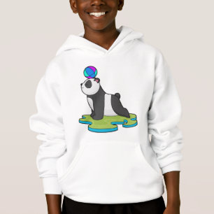 Panda at Yoga Fitness Hoodie