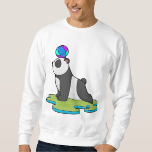 Panda at Yoga Fitness Sweatshirt