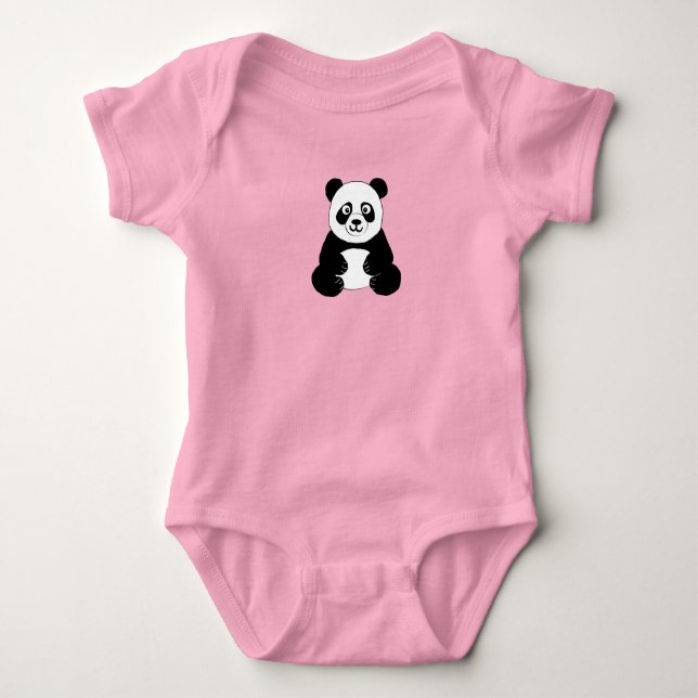 Panda Baby Bodysuit (Front)