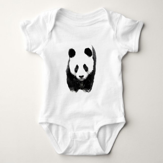 Panda Baby Bodysuit (Front)