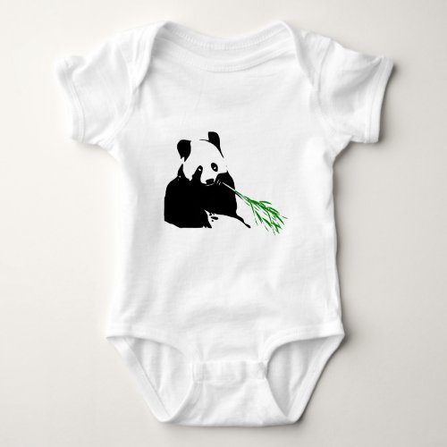 Panda Baby Bodysuit