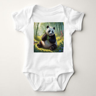 Panda Baby Bodysuit
