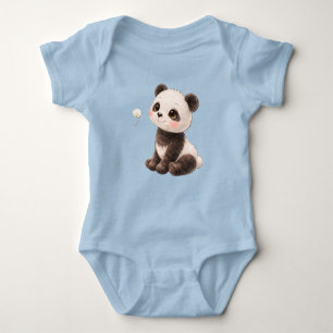 Panda Baby Bodysuit – Cute Black and White Bear 🐼