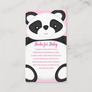 Panda Baby Sower Books Enclosure Card