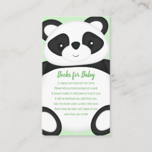 Panda Baby Sower Books Enclosure Card