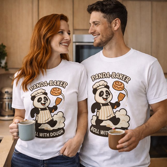 Panda Baker Funny Cute Baking T-Shirt (Creator Uploaded)
