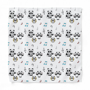 Panda Band - 1000Pandas by Amanda Roos Bandana