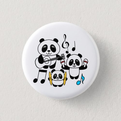 Panda Band _ 1000Pandas by Amanda Roos Button