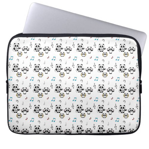 Panda Band _ 1000Pandas by Amanda Roos Laptop Sleeve