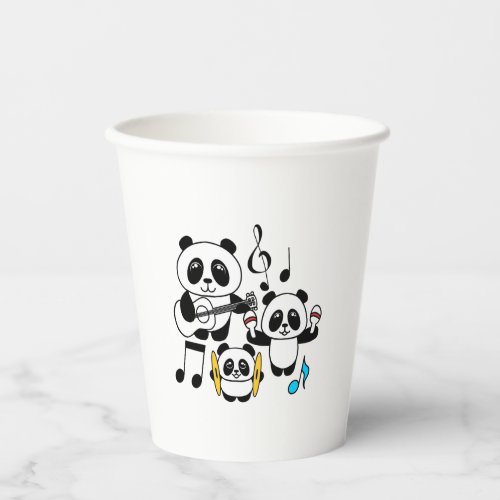 Panda Band _ 1000Pandas by Amanda Roos Paper Cups