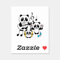 Panda Stickers, Zazzle